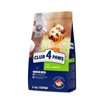 Hrana caini Club 4 Paws dog adult small breeds cu pui 2kg de la Club4Paws Srl