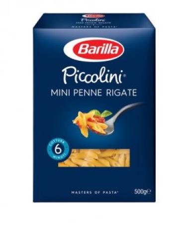 Paste fainoase Barilla Piccolini Mini Penne Rigate 500g