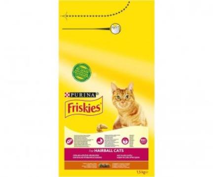 Hrana uscata pisici Purina Friskies Hairball 1.5 kg de la Supermarket Pentru Tine Srl