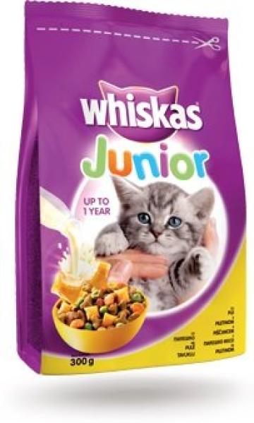 Hrana uscata pisici Whiskas Dry 300g Junior