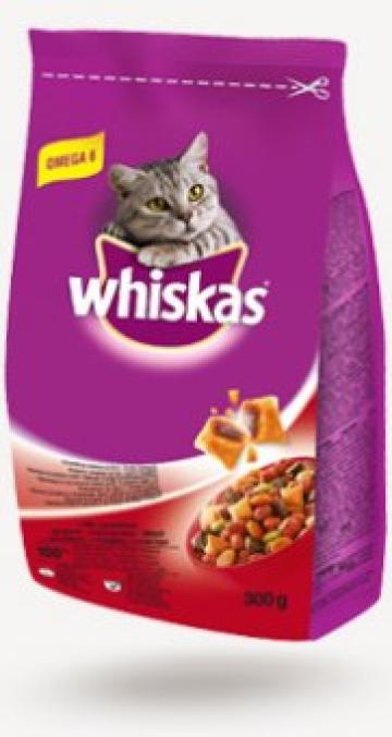 Hrana uscata pisici Whiskas Dry 300g Vita&Ficat de la Supermarket Pentru Tine Srl