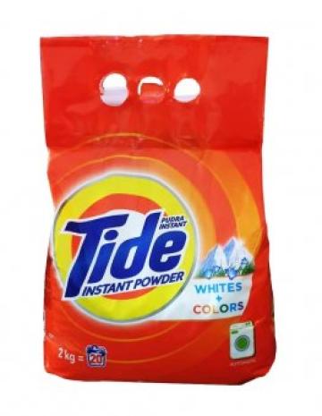 Detergent pudra Tide Whites+Colors 2 kg