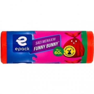 Saci menajeri Epack 60L 15buc Funny Bunny de la Supermarket Pentru Tine Srl