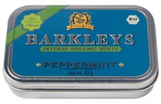 Dropsuri cu menta bio 50g Barkleys de la Supermarket Pentru Tine Srl