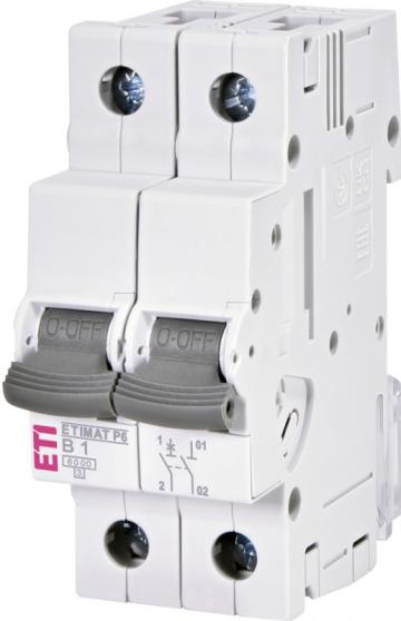 Intrerupator de circuit Etimat P6 1p+N B1 001900102