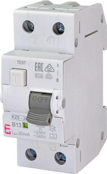 Siguranta automata diferentiala RCBO 13A,1+N