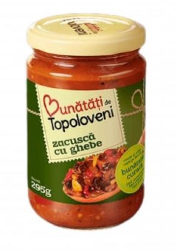 Conserva Bunatati de Topoloveni Zacusca cu ghebe 295g