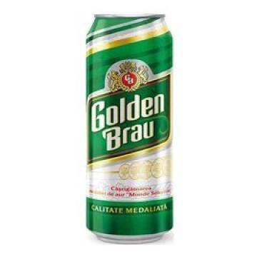 Bere Golden Brau doza 0.5l, Alc. 5% SGR de la Supermarket Pentru Tine Srl