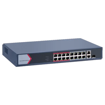 Switch 16 porturi PoE 100Mbps, 1 port Gigabit combo de la Big It Solutions