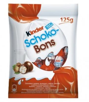 Bomboane Kinder Schoko-Bons 125g de la Supermarket Pentru Tine Srl