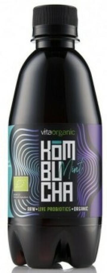 Bautura Kombucha cu menta bio 330 ml Vita Organic