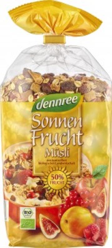 Musli cu fructe bio 500 g, Dennree