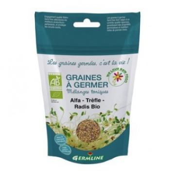 Mix alfalfa, trifoi, ridiche germinat bio 150g Germline