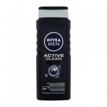 Gel de dus Active Clean Nivea Men, 3 in 1, 500ml de la Supermarket Pentru Tine Srl