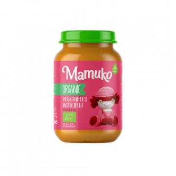 Piure de legume cu vita, bio, 190g, Mamuko de la Supermarket Pentru Tine Srl