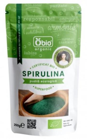 Pulbere eco Spirulina 250g Obio