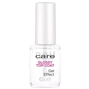 Lac de unghii Top Coat Glossy Quiz Cosmetics, 12 ml