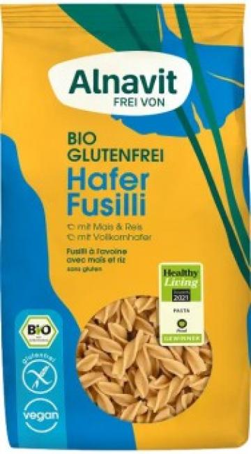 Fusilli cu ovaz fara gluten, bio, 250g Alnavit de la Supermarket Pentru Tine Srl