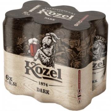 Bere bruna doza Kozel 6x0,5l, alc.3,7% SGR de la Supermarket Pentru Tine Srl