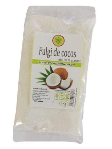 Cocos fulgi fini min 50% grasime 1 kg, Natural Seeds Product de la Natural Seeds Product SRL