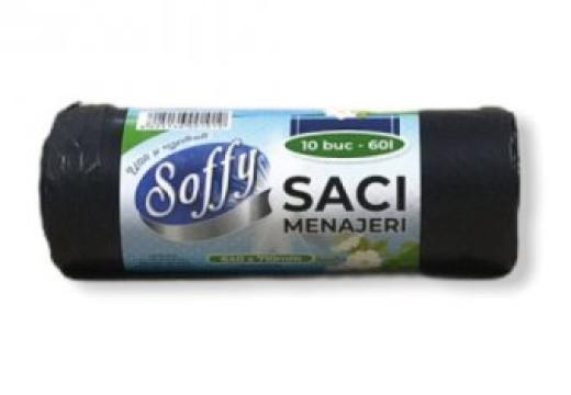 Saci menajeri Soffy 60litri 10buc/rola de la Supermarket Pentru Tine Srl