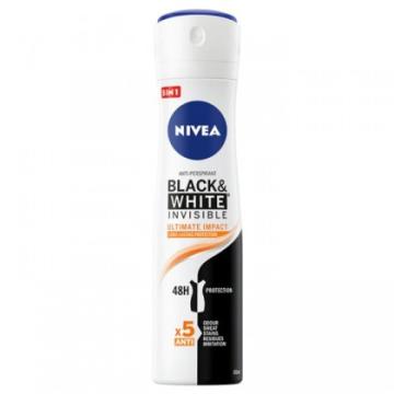 Deodorant spray Nivea Black White Invisible Ultimate Impact de la Emporio Asselti Srl