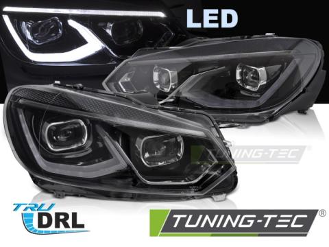 Faruri Full LED Headlights negru Vw Gofl 6 08-13 de la Kit Xenon Tuning Srl