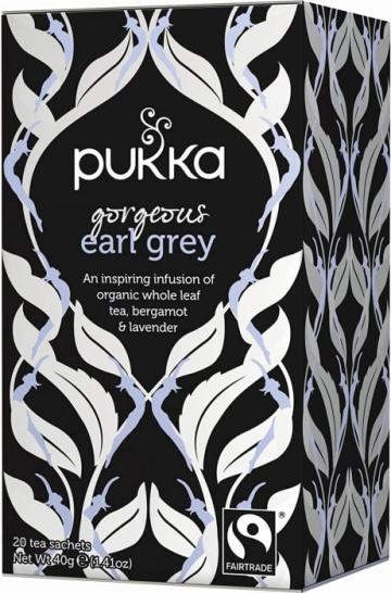 Ceai bio ecologic Gorgeous Earl Grey Pukka 20 plicuri 30g