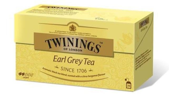 Ceai negru Earl Grey Twining 25x1.5g de la KraftAdvertising Srl