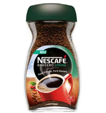 Cafea solubila instant bo. Nescafe Brasero Strong 100g de la KraftAdvertising Srl