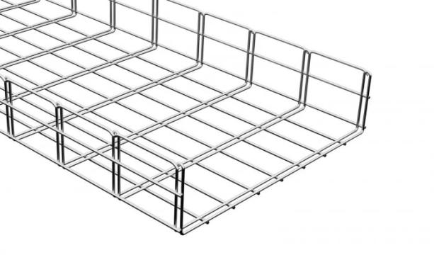 Canal cablu metalic 400x100mm din sarma mesh galvanizat lung de la Ledo Line Srl