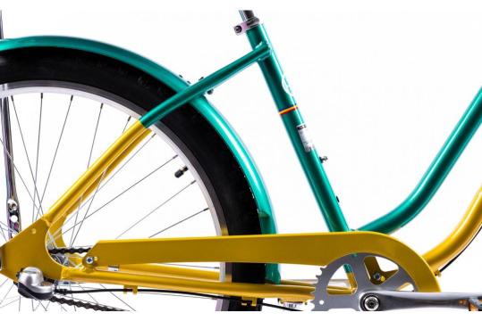 Bicicleta Pegas Strada 2 26'' aluminiu auriu verde de la Transilvania Euro Tour Srl