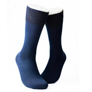 Sosete bleumarin lungi din bumbac mercerizat de la Sockspoint Srl