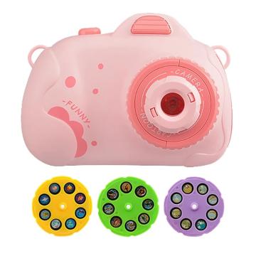 Camera foto cu proiector de imagini, roz de la Saralma Shop Srl