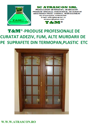 Produse de curatat termopan, plastic