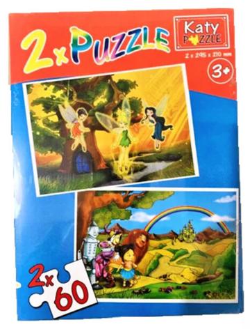 Puzzle 2 in 1 cu 35, 60, sau 117 piese