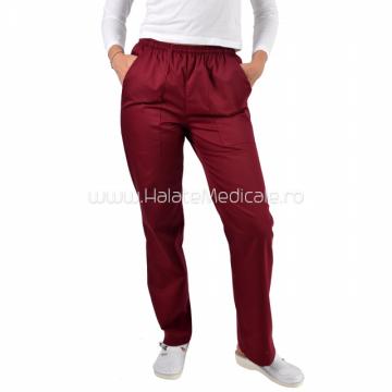 Pantaloni unisex grena de la Medis Promo Srl