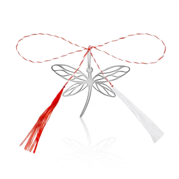 Pandantiv martisor din argint, libelula de la Atelier Lolit Srl