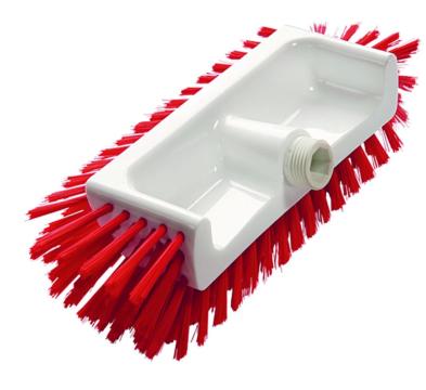 Perie Scrub Brush Hi-Low 1Buc. - 320 x 125 x 110 mm - Rosu