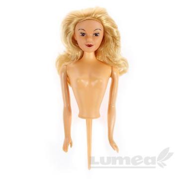 Figurina papusa blonda din plastic - PME de la Lumea Basmelor International Srl