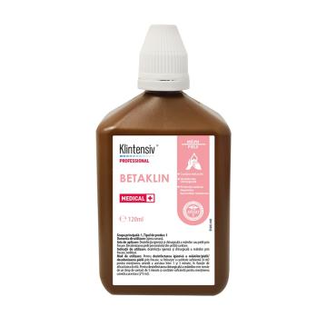 Solutie dezinfectanta cu betadina Betaklin - 120 ml de la Medaz Life Consum Srl