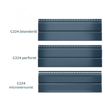 Lambriu metalic Perforat Caretta C224 Briliant Duo 0.60 mm de la Depozit Virtual