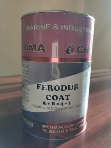 Vopsea epoxidica pentru metal #Rezistent Ferodur Coat, 1L de la Depozit Virtual