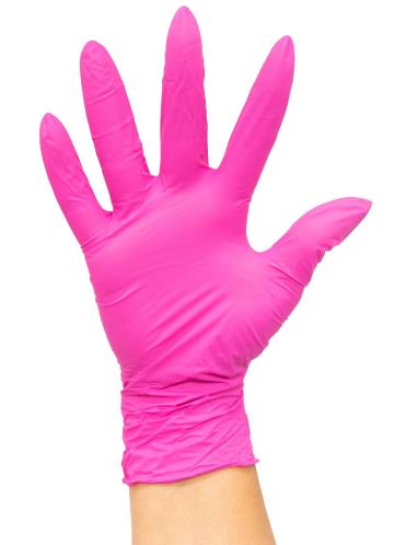 Manusi examinare din nitril - Nitrylex Magenta - 100 buc de la Medaz Life Consum Srl