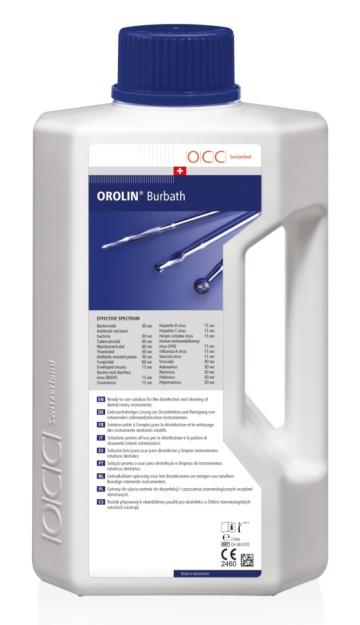 Dezinfectant instrumentar gata preparat Orolin Burbath - 1L de la Medaz Life Consum Srl
