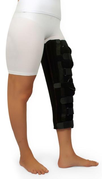 Orteza genunchi fixa - imobilizator genunchi - 55 cm de la Medaz Life Consum Srl