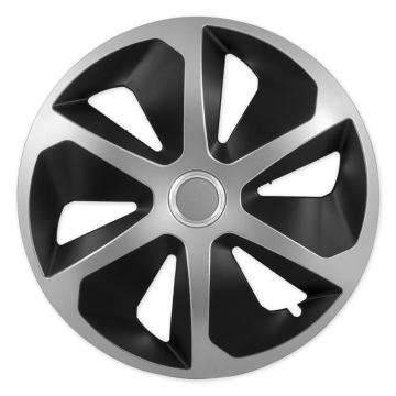 Set 4 capace roti Rocco II, 16 inch, cu inel cromat de la Auto Care Store Srl