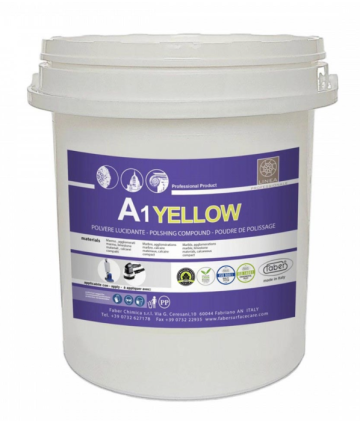 Pudra de lustruit A1 Yellow, 5kg Faber, pentru marmura de la RH Commodities