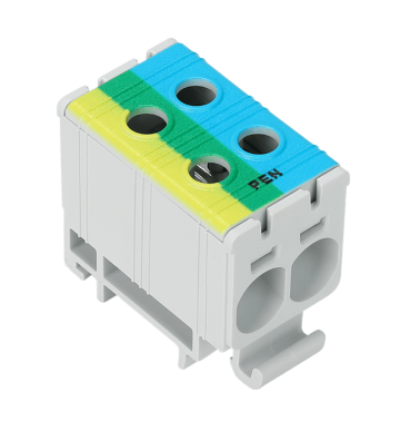 Clema de derivatie Fleal 35/2KZS albastra-verde-galben