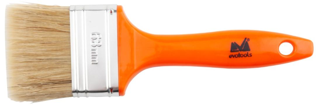 Pensula cu maner din plastic orange / 38mm de la URBANIX SRL